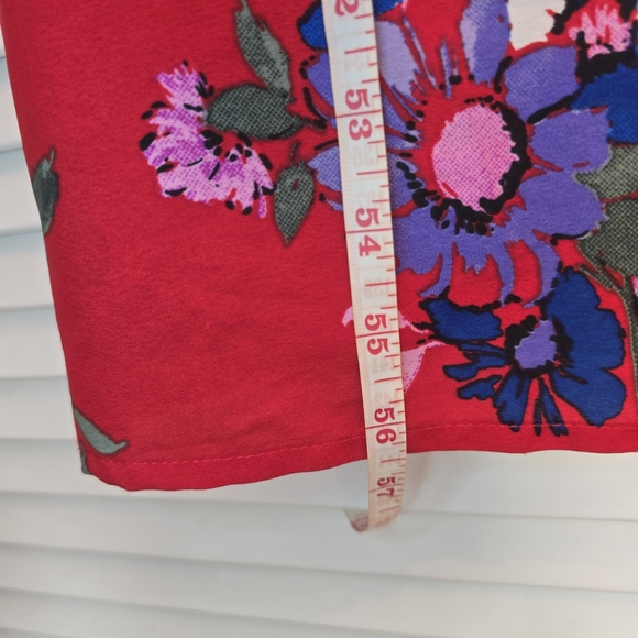 BAND OF GYPSIES Floral Maxi Dress Red Women Medium Boho Cottagecore Summer Retro - Picture 13 of 13